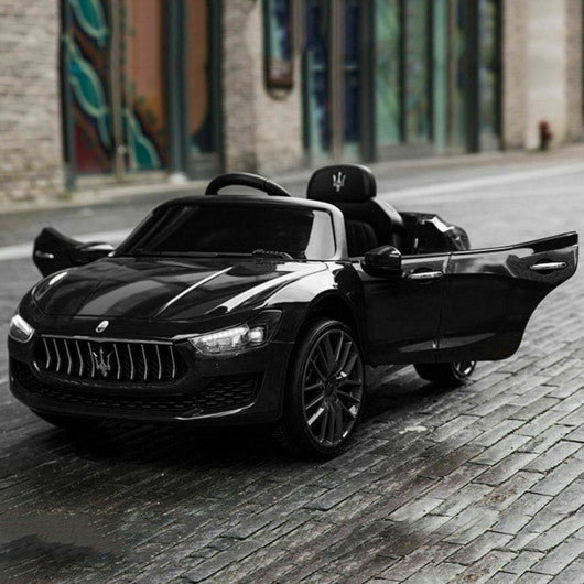 12 V Remote Control Maserati Licensed Kids Ride on Car-Black