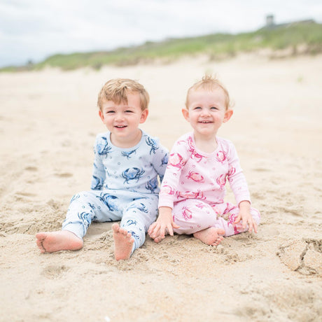 Pink Crab Pajamas by Little Hometown