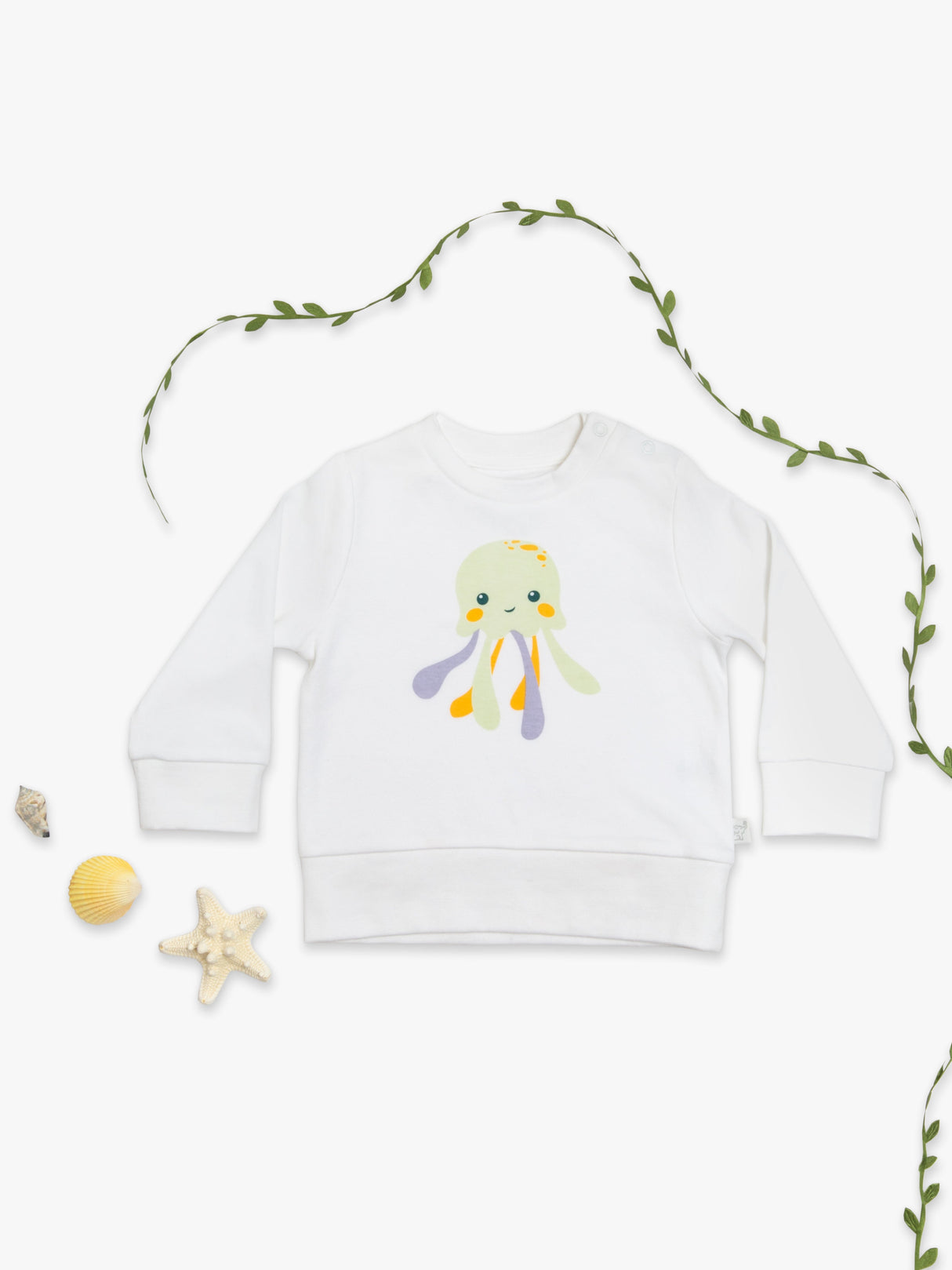 Organic Cotton Pullover - Let's Sea by Little Moy