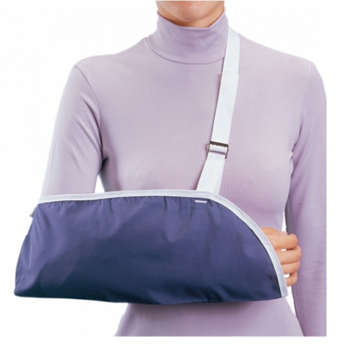 ProCare® Pediatric Blue Cotton / Polyester Arm Sling, Extra Small