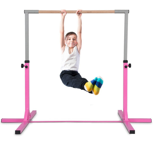 Adjustable Gymnastics Horizontal Bar for Kids