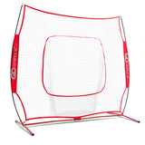 Portable Practice Net Kit with 3 Carrying Bags-Red