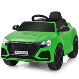 12 V Licensed Audi Q8 Kids Cars to Drive with Remote Control-Green