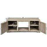 65 Inch Media Component TV Stand with Adjustable Shelves