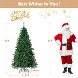 6 Feet Christmas Tree Pre-Lit  3-Minute Quick Shape