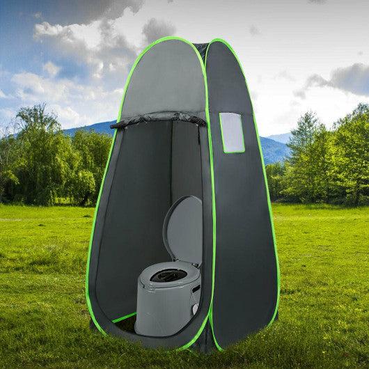 5L Portable Travel Toilet with Paper Holder for Outdoor