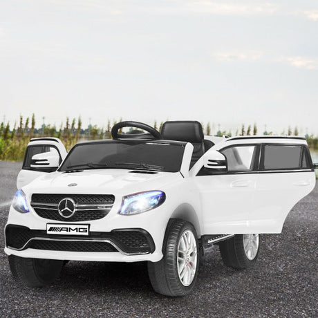12V Mercedes Benz GLE Licensed Kids Ride On Car -White