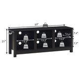 60 Inch  Entertainment TV Stand Cabinet-Black