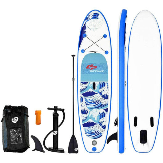 10 Feet Inflatable Stand up Paddle Surfboard with Bag