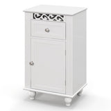 Bathroom Floor Storage Cabinet Organizer with Drawer
