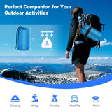 Inflatable Sleeping Pad with Carrying Bag-Blue