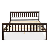 Wood Bed Frame Support Platform with Headboard and Footboard
