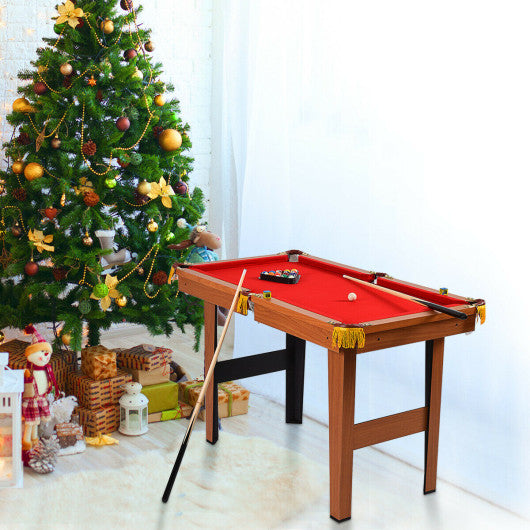 48 Inch Mini Table Top Pool Table Game Billiard Set