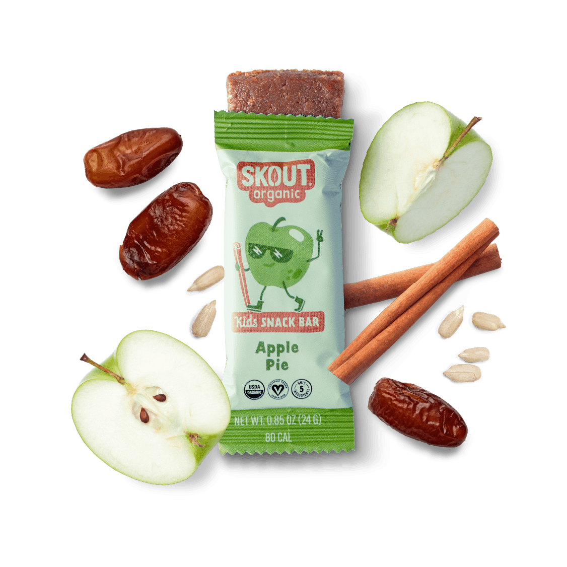 Skout Organic Apple Pie Kids Bar by Skout Organic
