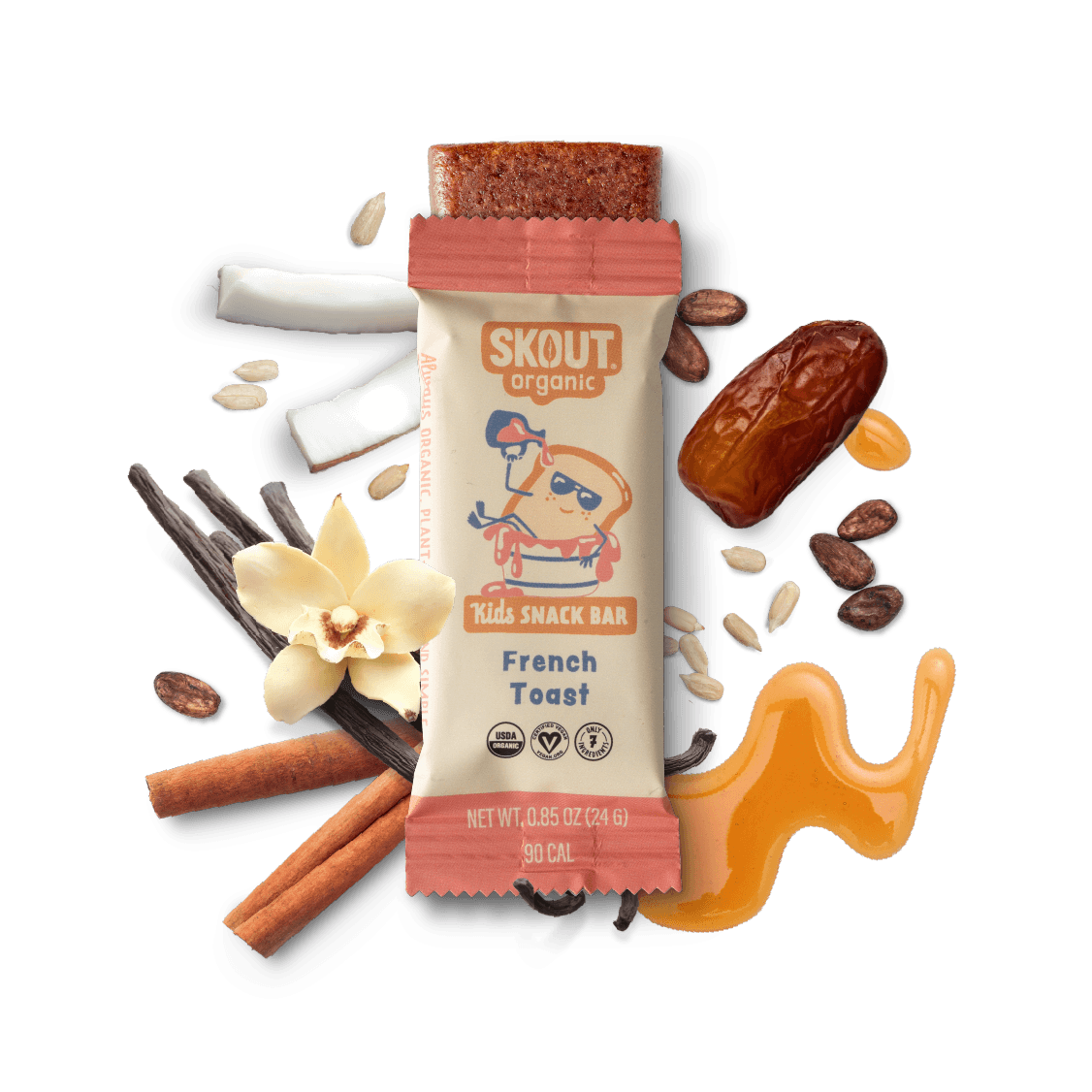 Skout Organic French Toast Kids Bar by Skout Organic