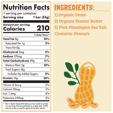 Skout Organic Peanut Butter Protein Bar by Skout Organic