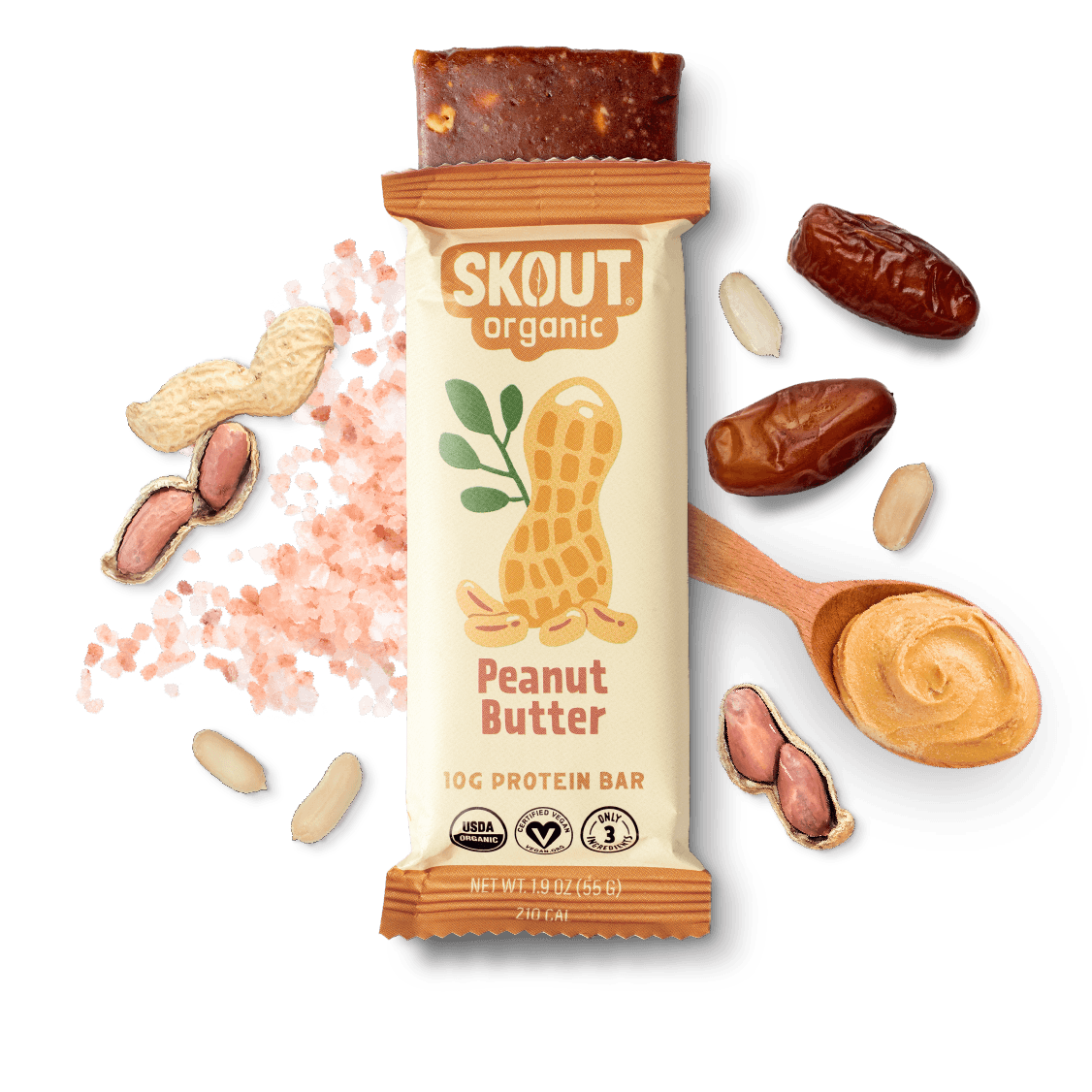 Skout Organic Peanut Butter Protein Bar by Skout Organic