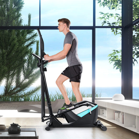 Magnetic Elliptical Machine Cross Trainer with Display Pulse Sensor 8-Level