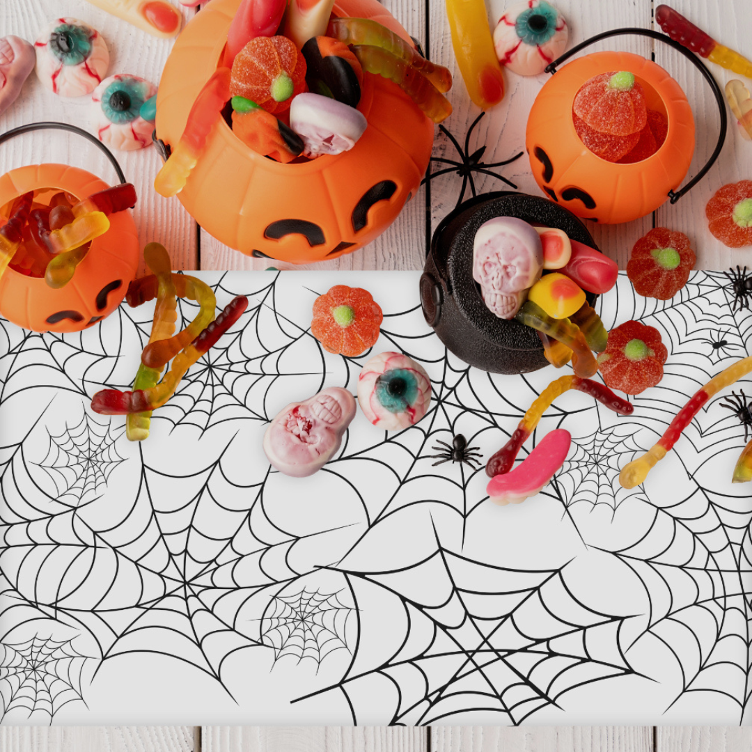 Spider Webs Table Runner by Creative Crayons Workshop