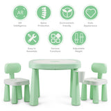 AR Function Kids Game Table and Chair Set-Green
