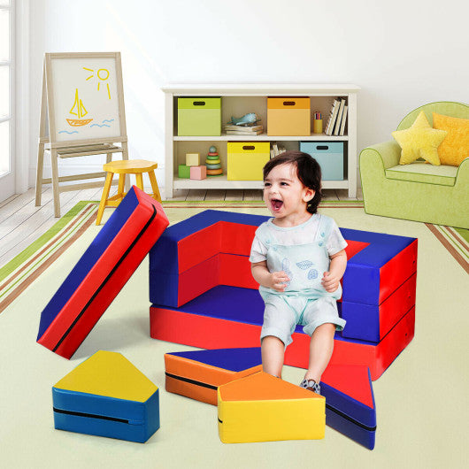 4-in-1 Crawl Climb Foam Shapes Toddler Kids Playset