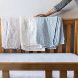 Crinkle Cotton Baby Blanket by POKOLOKO