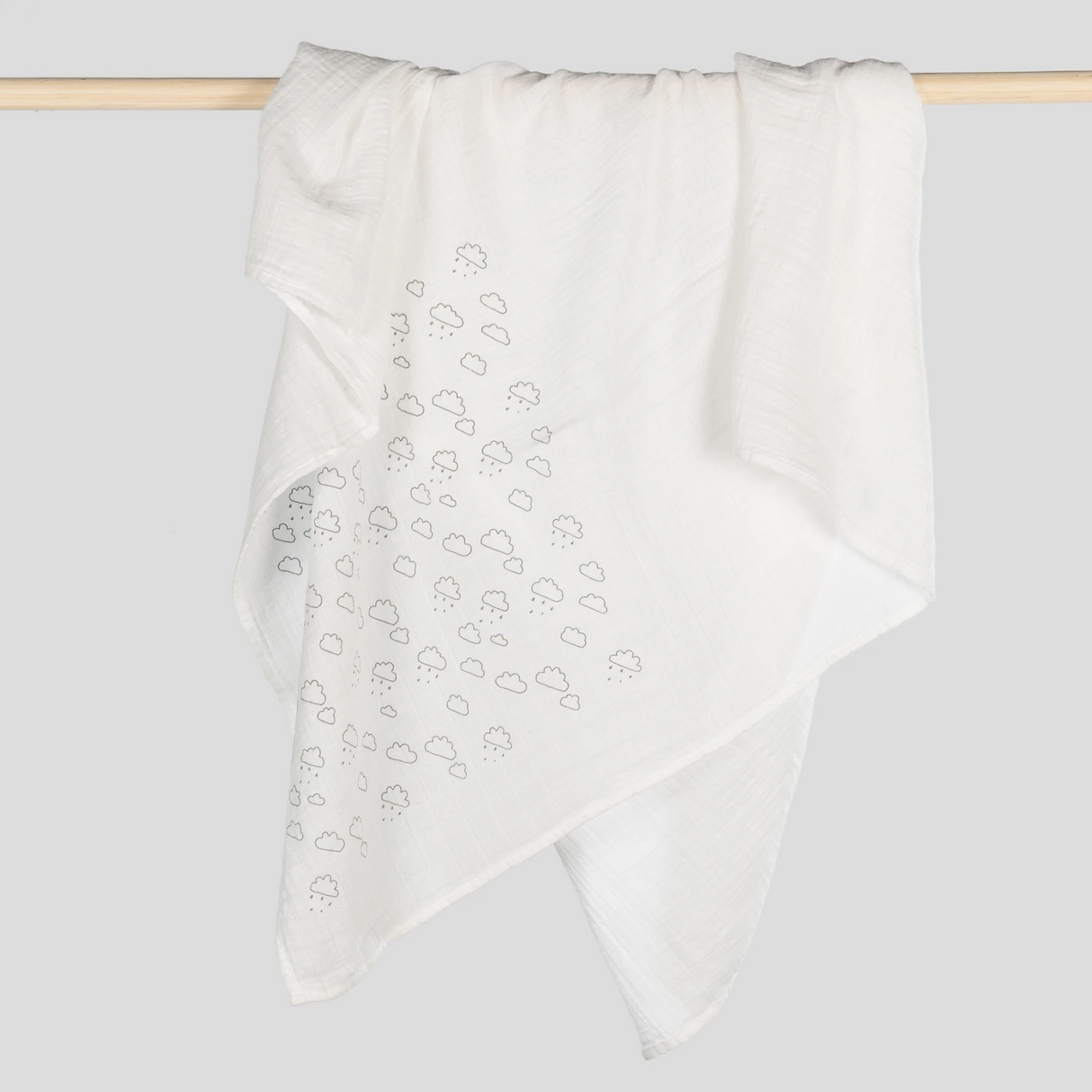 Baby Muslin - Cloud - White by POKOLOKO