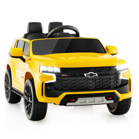 12V Kids Ride on Car with 2.4G Remote Control-Yellow