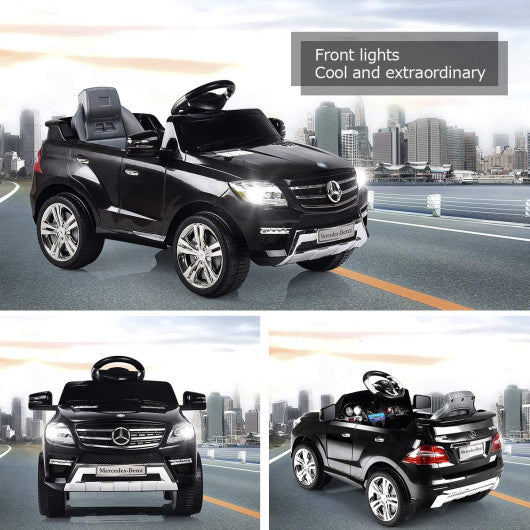 6V Mercedes Benz Kids Ride on Car with MP3+RC-Black