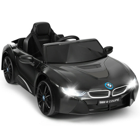12V Licensed BMW Kids Ride On Car with Remote Control-Black