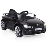 12V Audi TT RS Electric Remote Control MP3 Kids Riding Car-Black