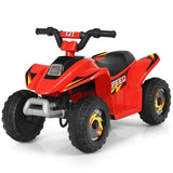 6V Kids Electric ATV 4 Wheels Ride-On Toy -Red