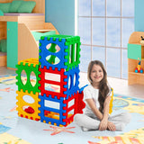 32 Pieces Big Waffle Block Set Kids Educational Stacking Building Toy