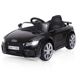 12V Audi TT RS Electric Remote Control MP3 Kids Riding Car-Black