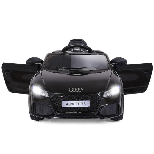 12V Audi TT RS Electric Remote Control MP3 Kids Riding Car-Black