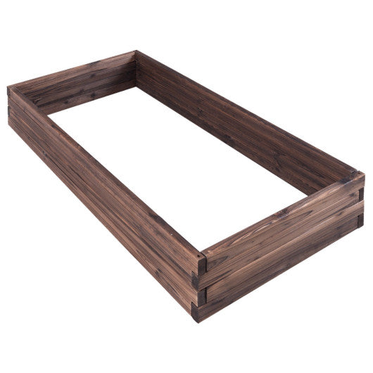 Elevated Wooden Garden Planter Box Bed Kit