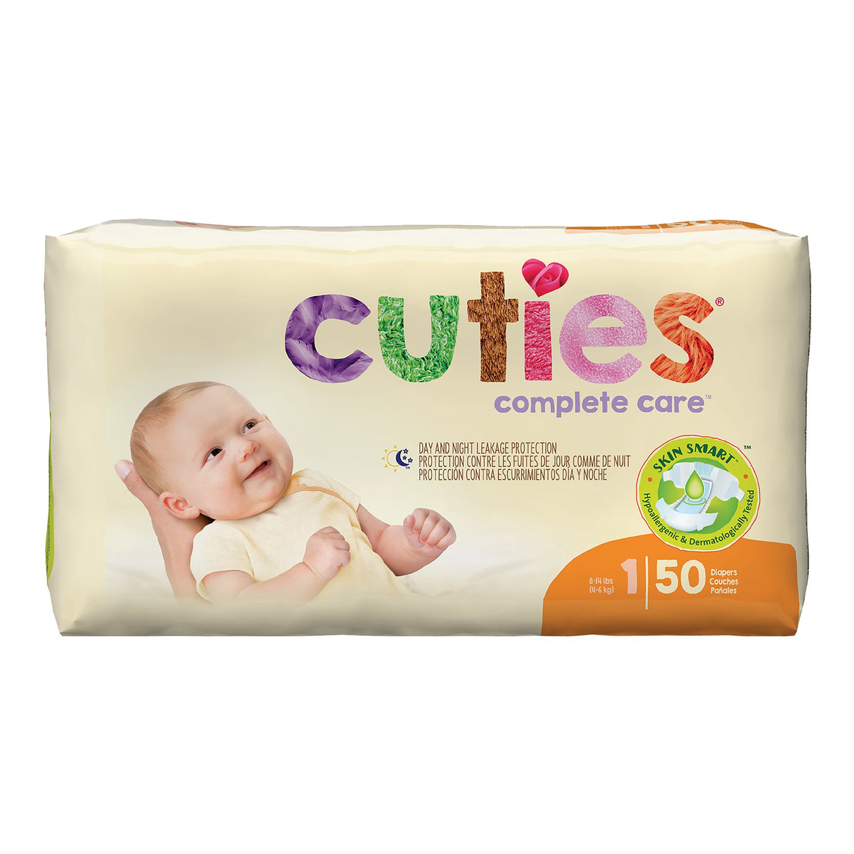 Cuties® Premium Diaper, Size 1