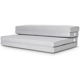 4 Inch Folding Sofa Bed Foam Mattress with Handles-Queen Size