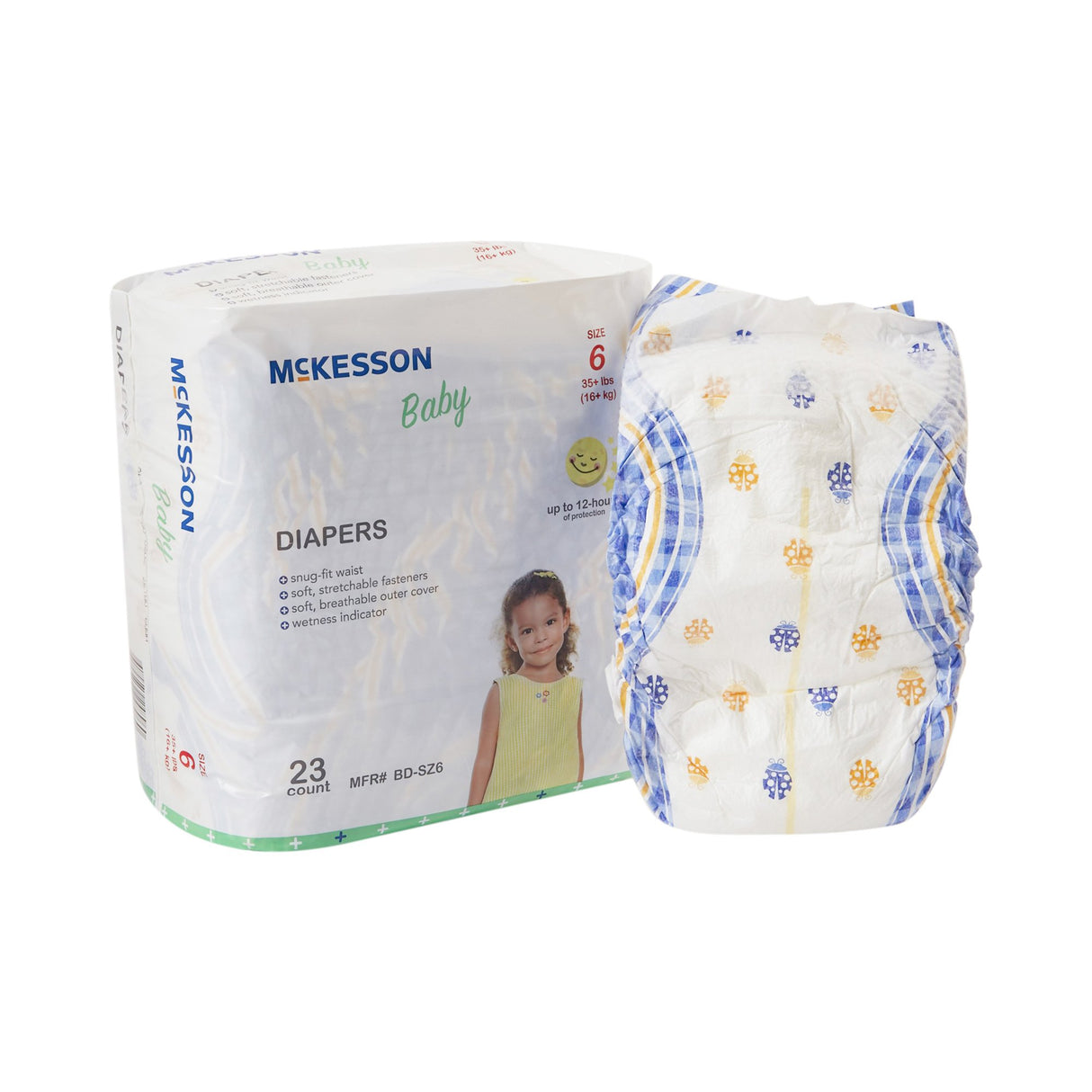 McKesson Baby Diaper, Size 6