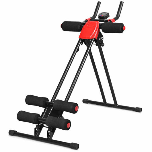 Abdominal Workout Equipment with LCD Monitor for Home Gym