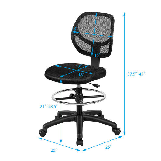 Bonnie mesh drafting discount chair