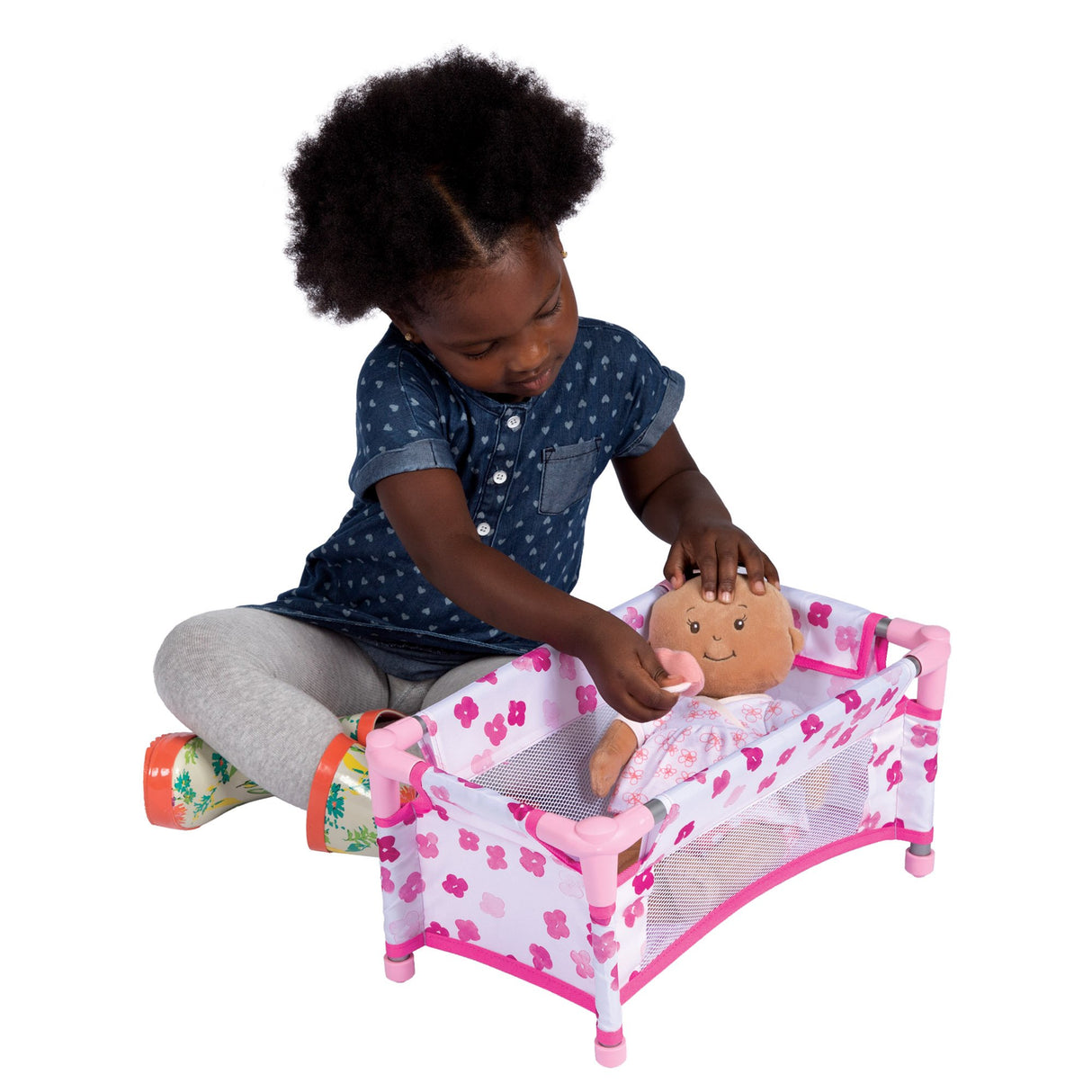 Baby Stella Take Along Travel Crib - Manhattan Toy