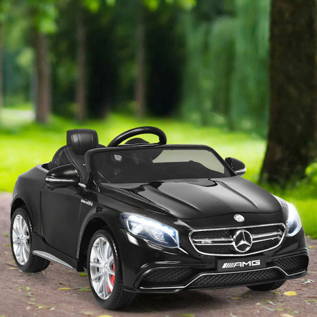 12 V Mercedes-Benz S63 Licensed Kids Ride On Car-Black